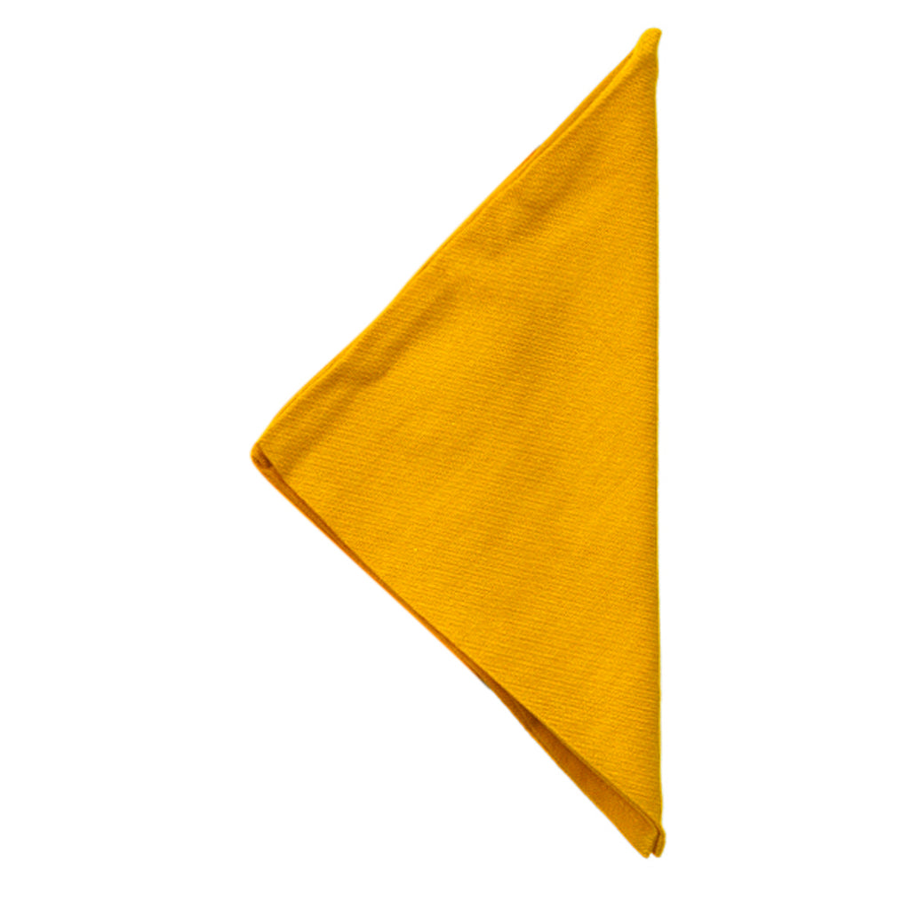 (Yellow) Plain Cotton Napkin Set-8 Pcs(16 x 16 Inch) - Jagdish Store Online Since 1965