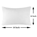 (White)Pillow Filler Rectangle Design Polyfill
