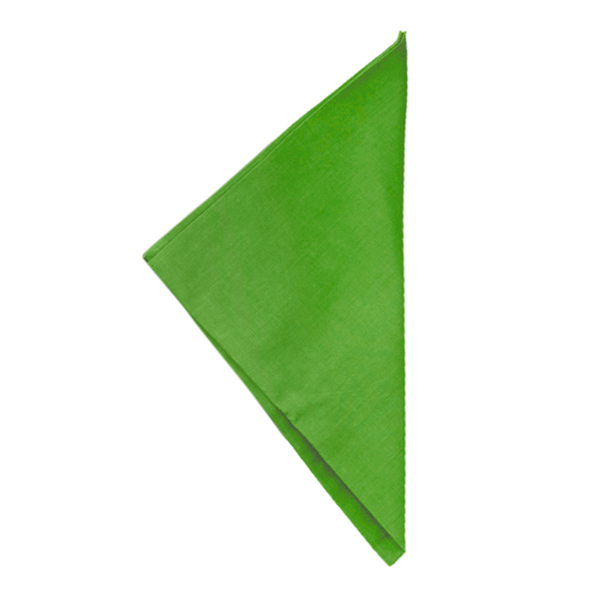 Green Plain Cotton Napkin front view