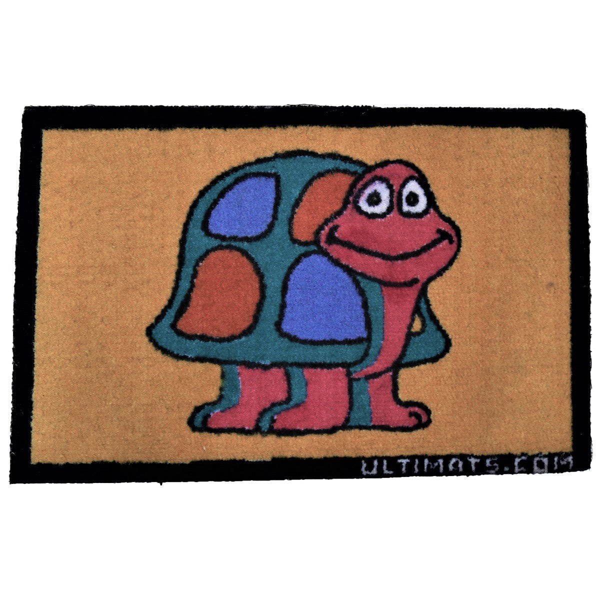 Orange Kids Mat front view