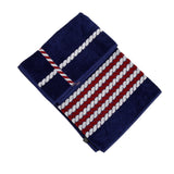 Striped Cotton Bath Towel(Dark Blue)30x60 Inch - Jagdish Store Online Since 1965