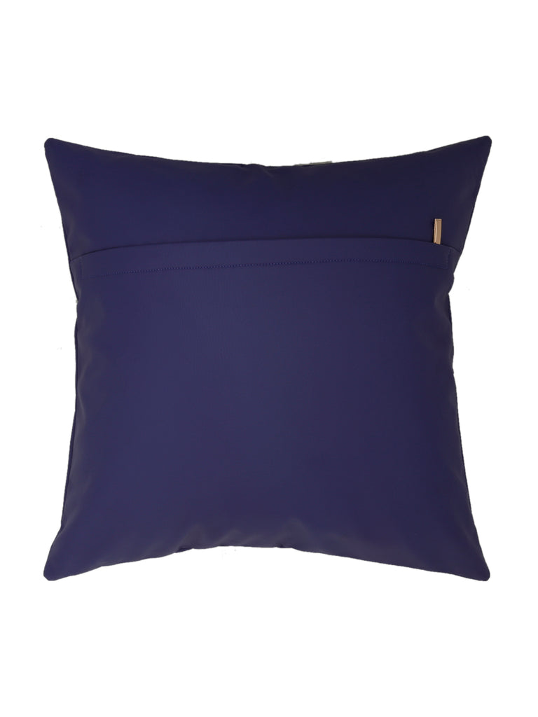 Plain-Leather Cushion Cover(Purple) - Jagdish Store Online Since 1965
