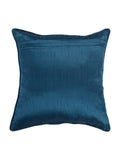 Embroidery-Dupion Silk Cushion Cover(Blue) - Jagdish Store Online Since 1965