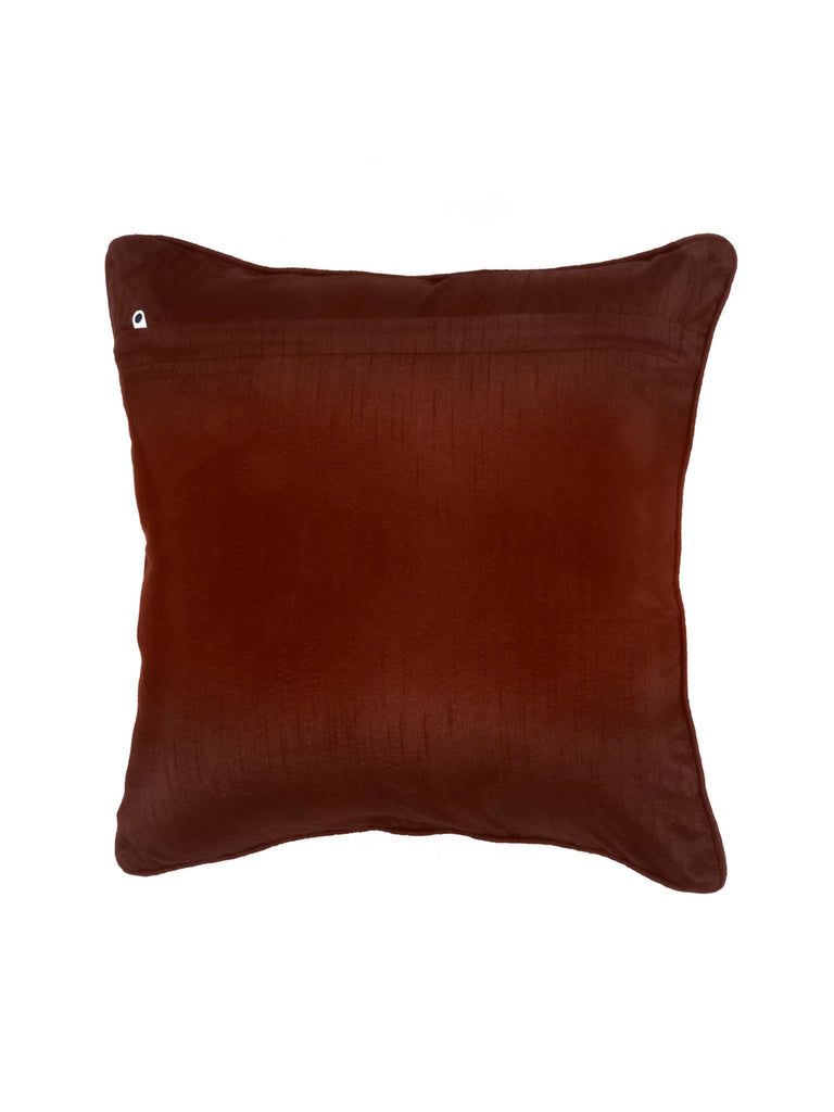 Geometric-Poly Silk Cushion Cover(Multicolor) - Jagdish Store Online Since 1965