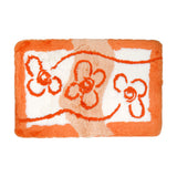 Floral(Peach) Cotton Bath Door Mat(50 X 85 Cm ) - Jagdish Store Online Since 1965