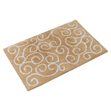 Printed Cotton Bath Door Mat(Gold)(50 X 75 Cm) - Jagdish Store Online Since 1965
