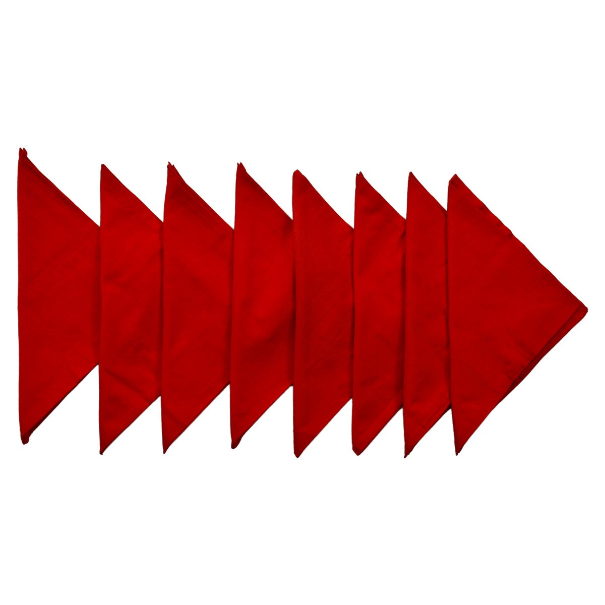 Maroon Plain Cotton Napkin front view