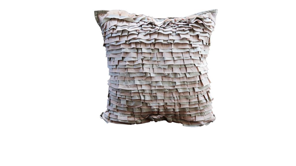 Frills Polyester Cushion Cover - Jagdish Store Online 