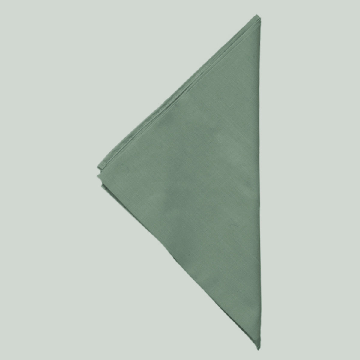Green Plain Cotton Napkin front view