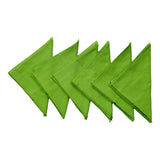 (Green) Plain Cotton Napkin Set-6 Pcs(21 x 21 Inch) - Jagdish Store Online Since 1965