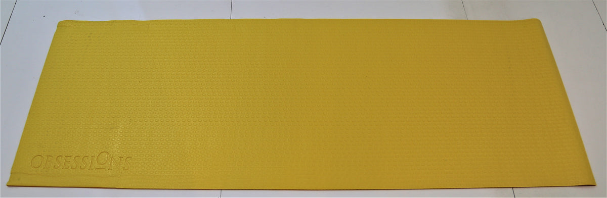 Obsessions-(Orange/Yellow) Modern Rubberize Yoga Mat(6mm) - Jagdish Store Online Since 1965