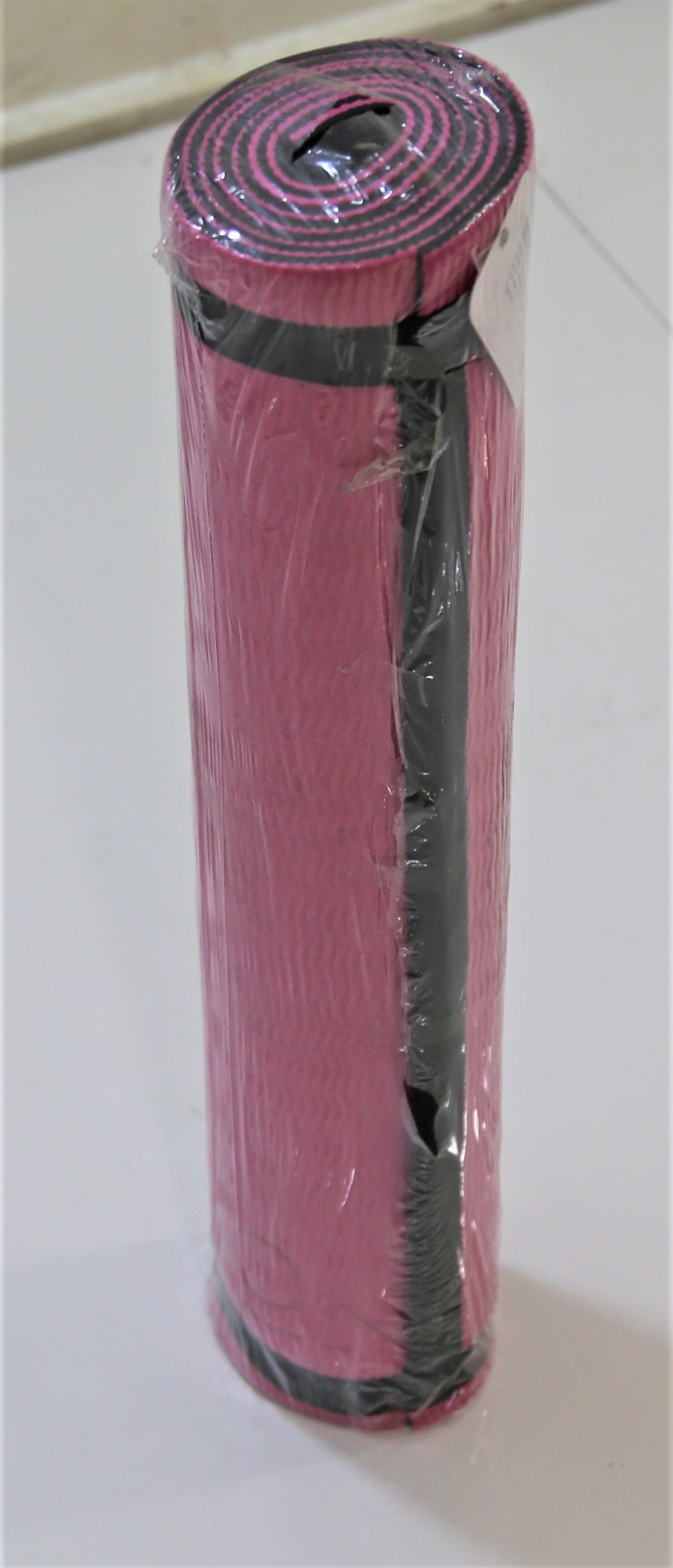 Obsessions-(Pink/Black) Modern Rubberize Yoga Mat(6mm) - Jagdish Store Online Since 1965
