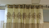 (Beige) Curtain Net Design- Polyester(7 X 4 Feet) - Jagdish Store Online Since 1965
