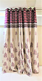 (Maroon) Curtain Self Design- Polyester(7 X 4 Feet) - Jagdish Store Online Since 1965