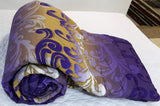 Printed(Purple) Cotton Quilt (90x100 Inch)-350 GSM - Jagdish Store Online Since 1965