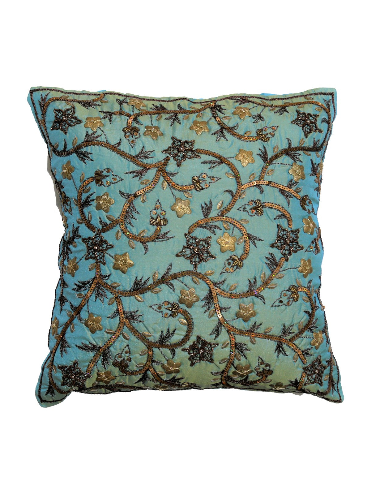 Green Cushion Covers 12x12 inch front view