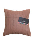 (Peach)Mirror Work- Polyester Cushion Cover - Jagdish Store Online Since 1965