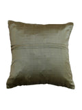 (Green)Zari Work/Embroidery- Silk Cushion Cover - Jagdish Store Online Since 1965