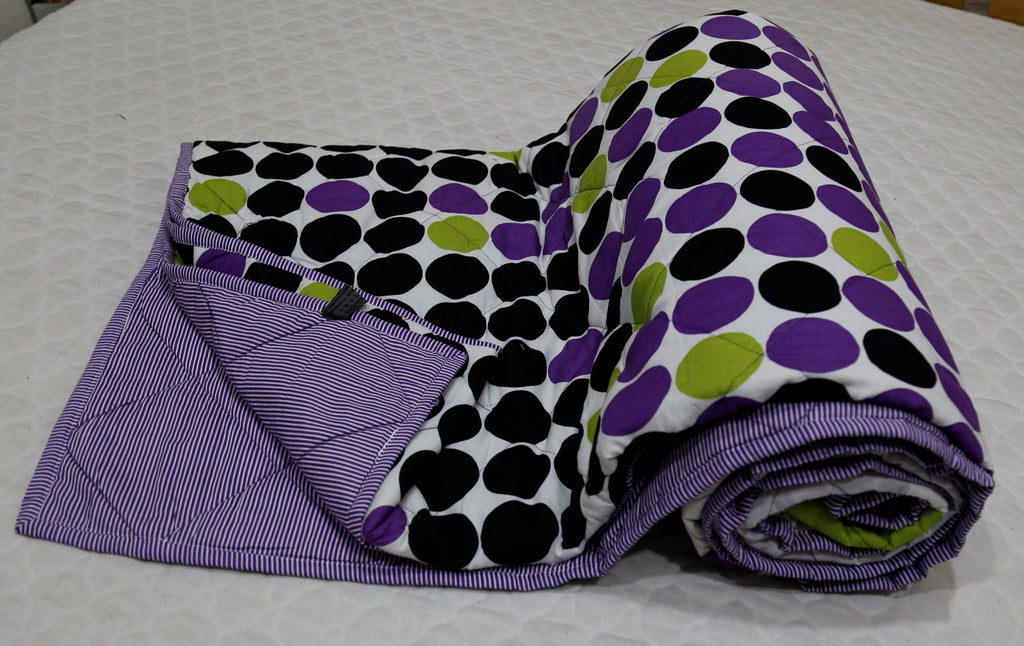 Printed(Multi) Reversible Cotton AC Quilt (90x108 Inch)-250GSM - Jagdish Store Online Since 1965