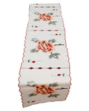 Embroidery(12 X 90 Inch) Table Runner(Cream)-Linen - Jagdish Store Online Since 1965