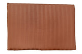 Solid Rust Double Bedsheet with 2 Pillow Covers