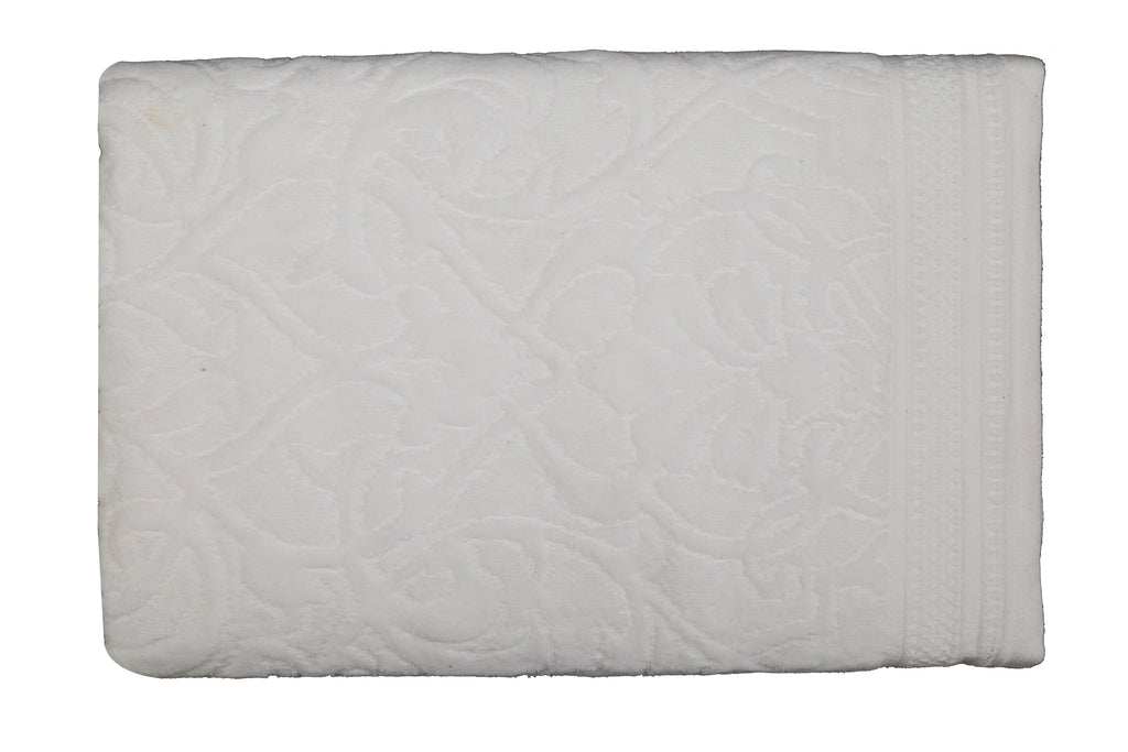 Beige Cotton Bath Towel Design(30 X 60 Inch) - Jagdish Store Online Since 1965