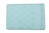Aqua Blue Cotton Bath Towel Plain(30 X 60 Inch) - Jagdish Store Online Since 1965