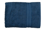 Blue Cotton Bath Towel Plain(30 X 60 Inch) - Jagdish Store Online Since 1965