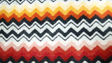 (Red) Zigzag Cotton Bath Towel(27 X 60 Inch) - Jagdish Store Online Since 1965