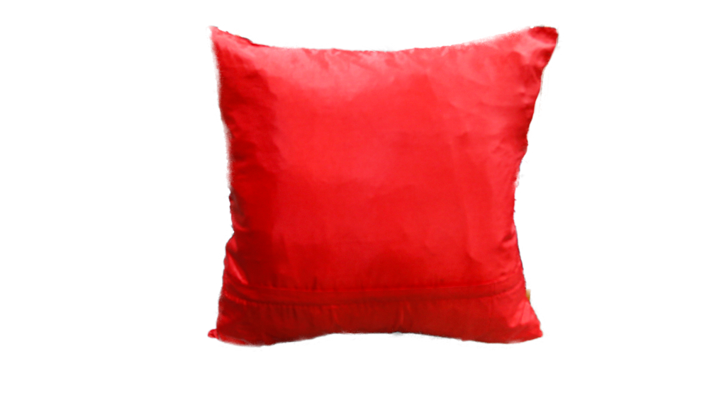 Jali Red - Black Polyster Cushion Cover - Jagdish Store Online 