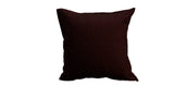 Square Brown Polyester Cushion Cover (40x40 cm)