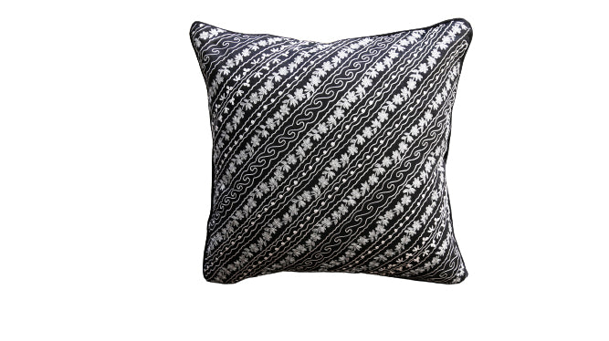 Zari Stripe Cushion Cover - Jagdish Store Online 