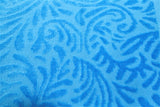 (Turquoise ) Self Design Cotton Bath Towel(30 X 60 Inch) - Jagdish Store Online Since 1965