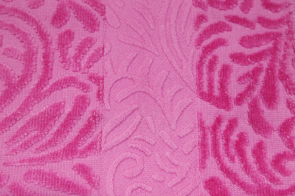 (Pink) Self Design Cotton Bath Towel(30 X 60 Inch) - Jagdish Store Online Since 1965