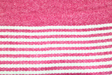 (Pink) Striped Cotton Bath Towel(27 X 54 Inch) - Jagdish Store Online Since 1965