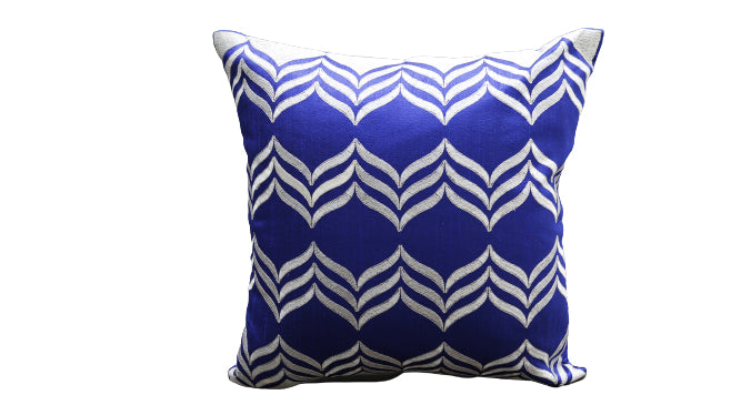 Resham Emb Waves Cushion Cover - Jagdish Store Online 