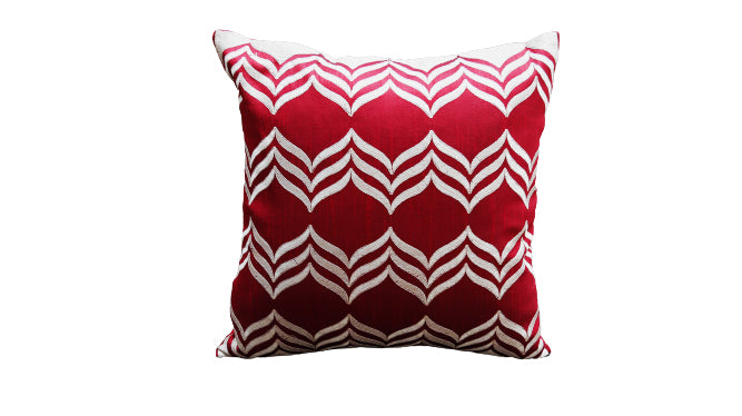Resham Emb Waves Cushion Cover
