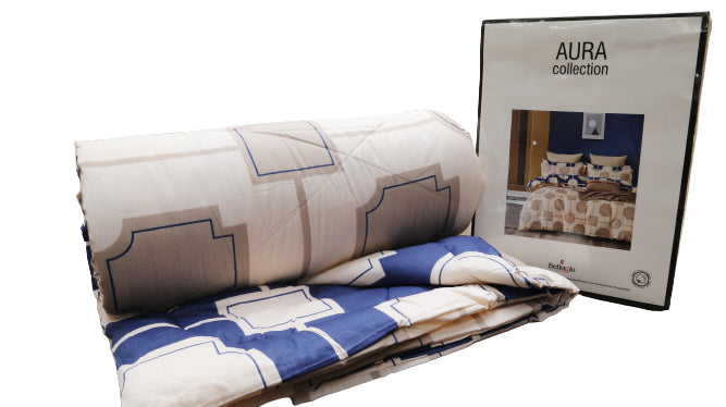 Aura Collection Double Bed AC Set-(1 bedsheet+ 1 AC Quilt + 2 Pillow Covers) - Jagdish Store Online 