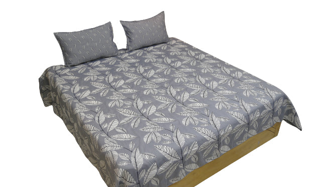 Jolli Double Bed Cover Set (1 bedcover+ 2 Pillow Covers) - Jagdish Store Online 