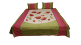 Tulip Flower Patch Double Bedcover with 2 Pillow Covers