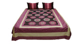 Lotus Double Bedsheet with 2 Pillow Covers