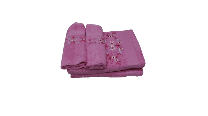 Embroidery Cotton Bath Towel