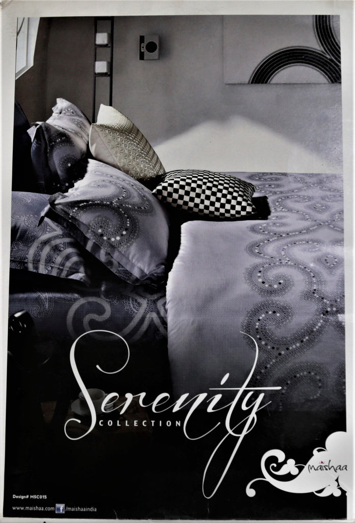 Maishaa Serenity Cotton Bedsheet(90 X 108 Inch) Set -(1 bedsheet+ 2 Pillow Covers) - Jagdish Store Online Since 1965