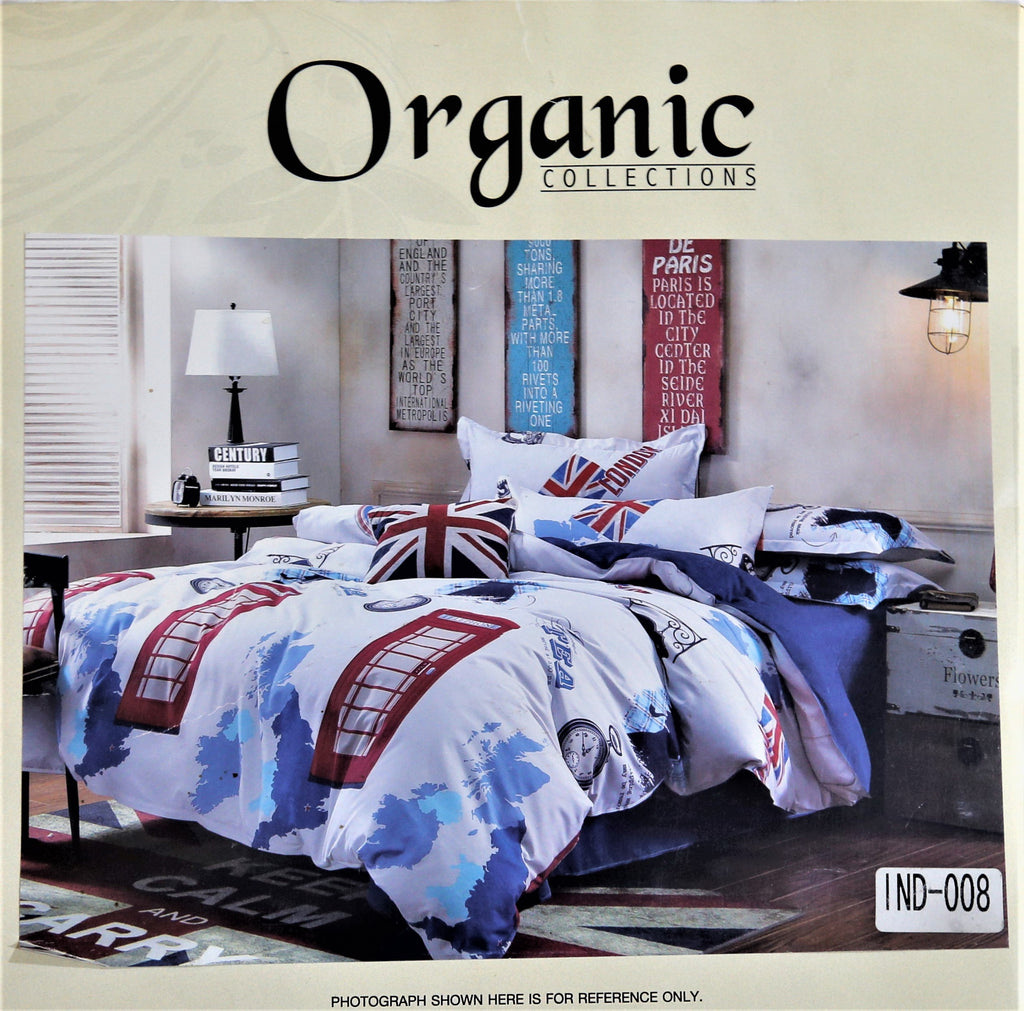 Organic Collection Cotton Bedsheet(90 X 100 Inch) Set -(1 bedsheet+ 2 Pillow Covers) - Jagdish Store Online Since 1965