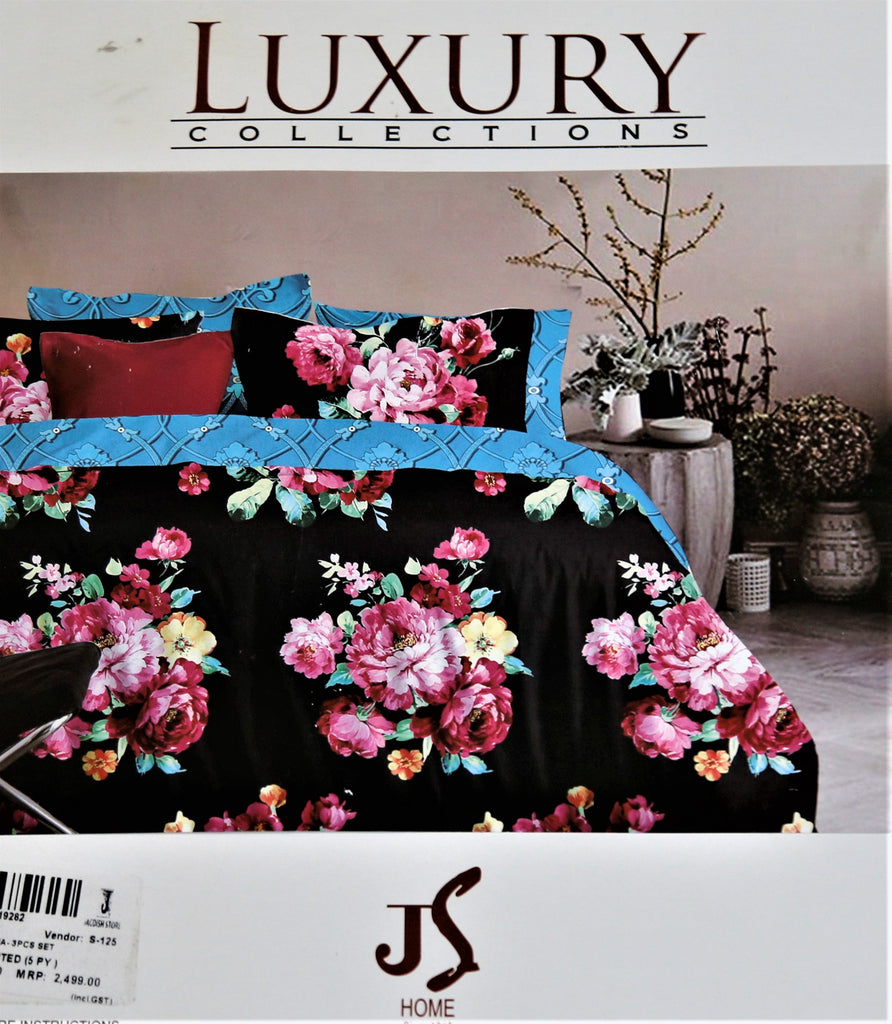 Luxury Collection Cotton Bedsheet(90 X 100 Inch) Set -(1 bedsheet+ 2 Pillow Covers) - Jagdish Store Online Since 1965