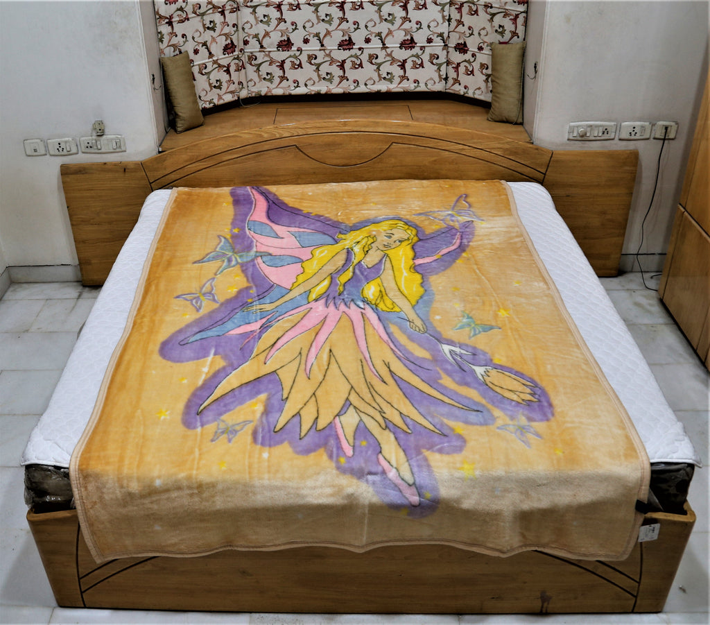 William Angel (Printed) Blanket(60 X 90 Inch)-Polyester - Jagdish Store Online Since 1965
