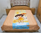 Portico-Printed(Multi) PolyCotton AC Quilt (90x108 Inch)-250 GSM - Jagdish Store Online Since 1965