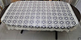 Embroidery+Lace(60x90 Inch)Table Cover(Off-White)-Tissue - Jagdish Store Online Since 1965
