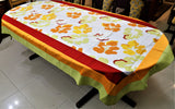 Printed (60x108 Inch)Table Cover(Multi)-Satin/Tissue - Jagdish Store Online Since 1965