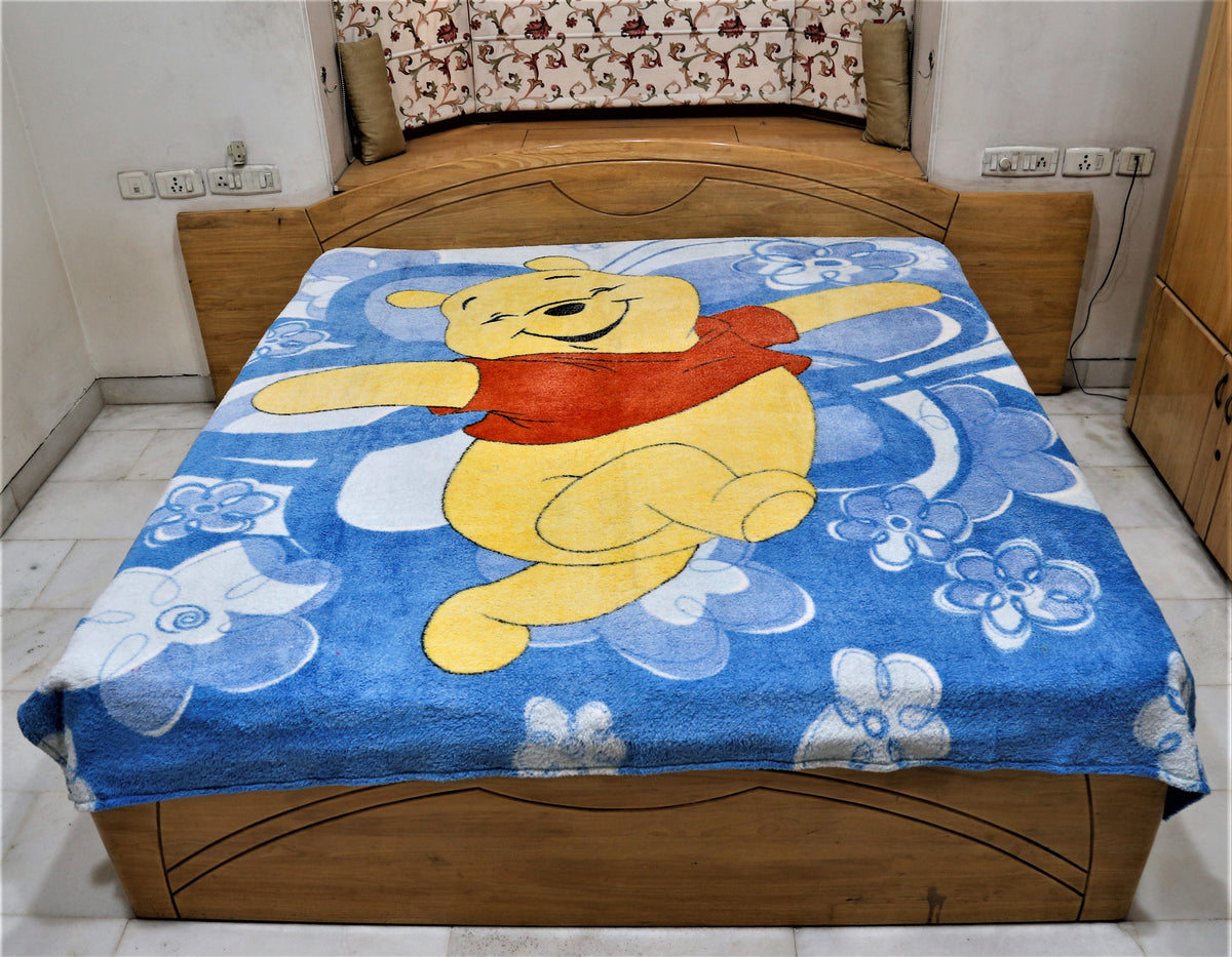 Disney (Printed) Blanket(88X94 Inch)-Polyester - Jagdish Store Online Since 1965